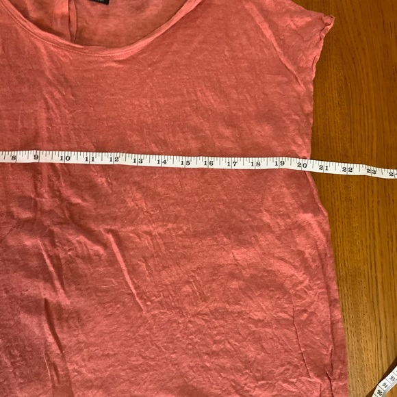Linen salmon color sleeveless - Picture 5 of 5